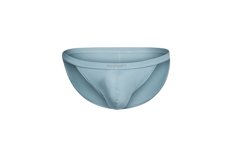 Blue pouch briefs flat la